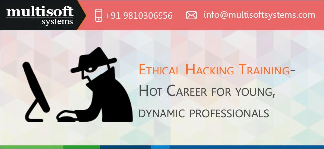 Multisoftsys's tweet image. Be an #ethical_hacking_training and get a chance to be in the top notch security positions. Read More @ goo.gl/61GpyQ