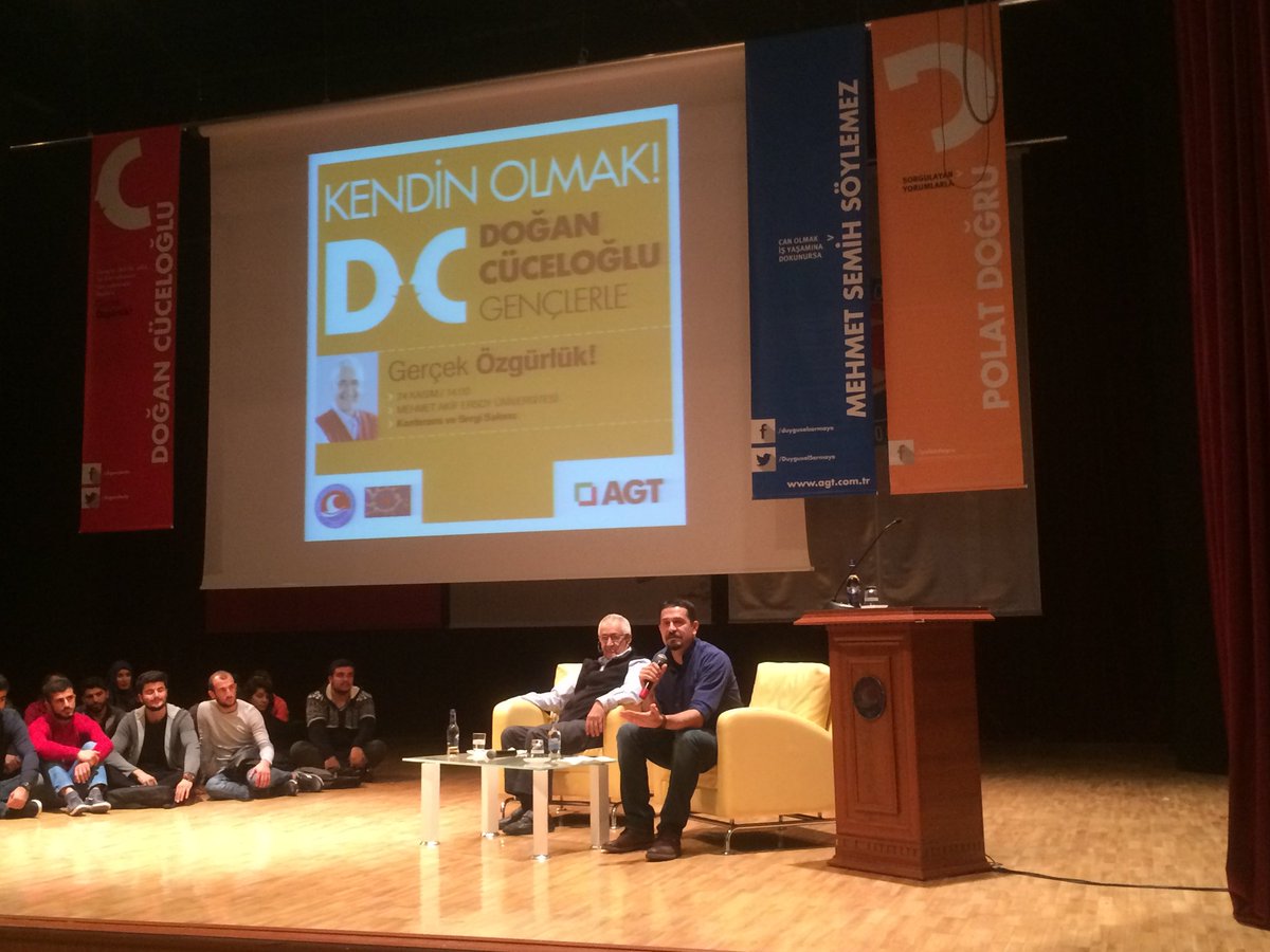 dcgenclerle's tweet photo. @DoganCuceloglu  ve @polatdogru  kendi yaşamlarından keyifli örnekleri gençlerle paylaşıyor... @DuygusalSermaye https://t.co/oYK9x2pyOs