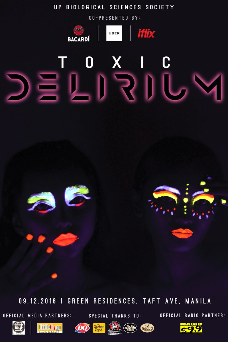 UP_BSS's tweet photo. Angelika Bondoc and Beatriz Bondoc are ready to show their true colors & detoxify the night away. Catch them at TOXIC: Delirium! #Toxic2016 https://t.co/MXzM3Ibosb