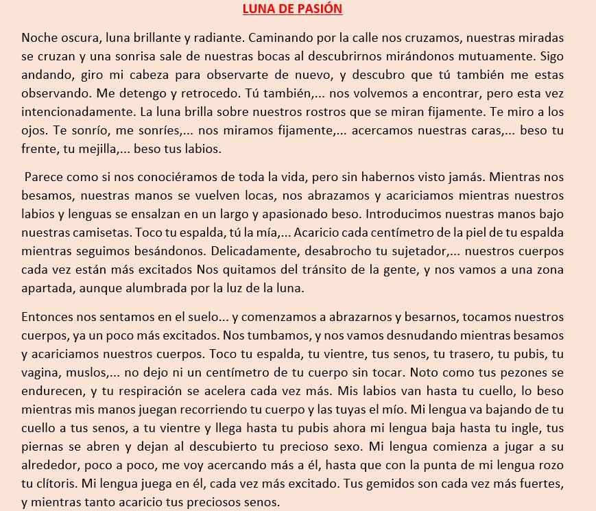 JoseRelatos's tweet photo. NUEVO RELATO Espero que les guste #relatosensual #RelatosCalientes #sensual #lecturasensual #pasion #sensualidad #Erotismo #relatoerotico https://t.co/IQOTsEEESL
