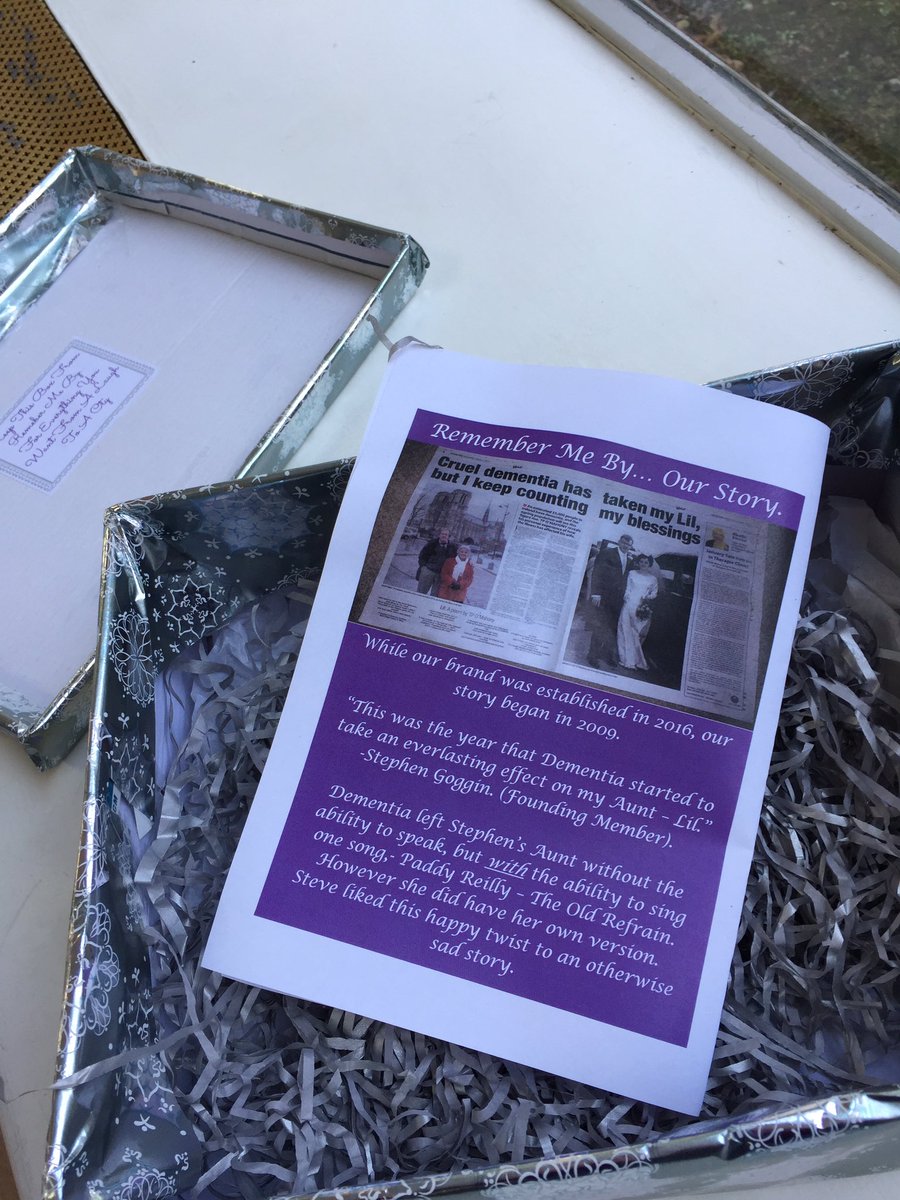 RememberMeBy1's tweet photo. Don't forget! You don't just get a frame.. you get it in our exclusive Memory Box! It also contains our story! #CITLive #RMB @CIT_ie https://t.co/bbrTmH9BOf