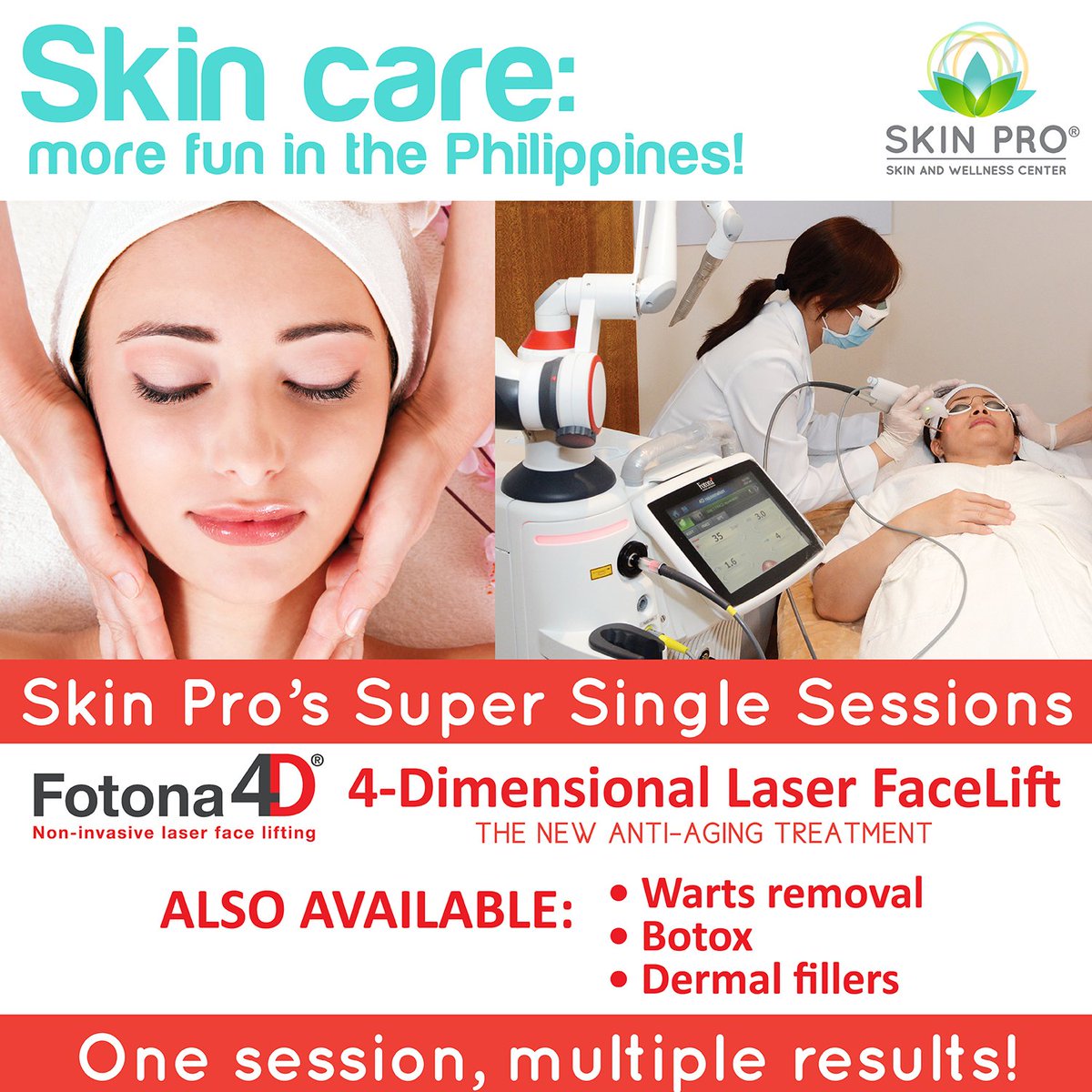 skinpro_ph's tweet photo. Stay gorgeous with Skin Pro’s Super Single Sessions!
#SkinProPH #RevLite #RevLitePhils #Fotona #inspire #beauty #skin #skincare https://t.co/ZQNiB9UHef