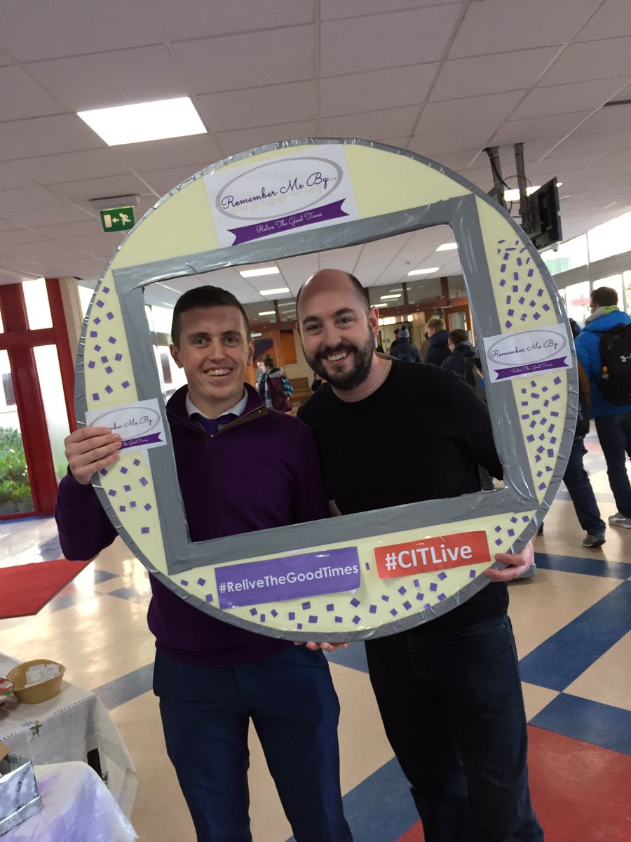 RememberMeBy1's tweet photo. Call down to the Main Corridor @CIT_ie to #ReliveTheGoodTimes with #RMB #CITLive just like these folk! https://t.co/xQcxwFt8hb