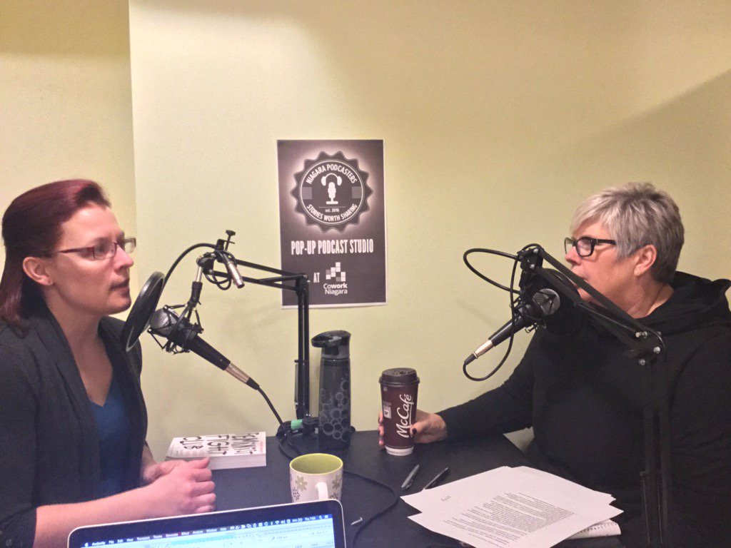 niagarapodcasts's tweet photo. Could not be happier to have @L__Ip &amp;@ruthunrau in studio for first episode of The Practical Feminist podcast! https://t.co/kytGRDXrM6