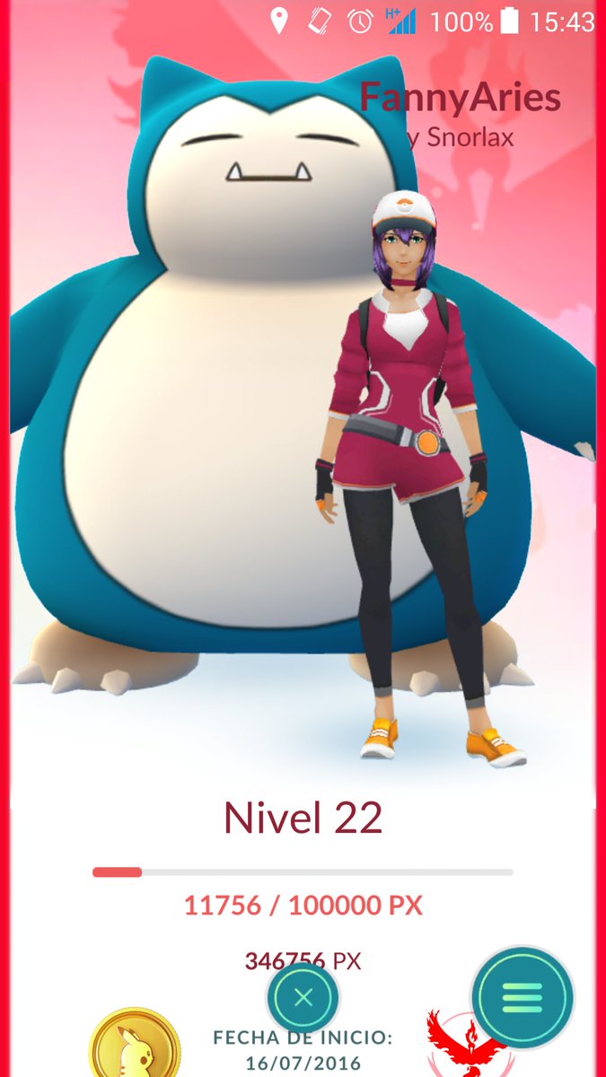 EmaFanny1988's tweet photo. @PokemonGoLeon Mi compañero nuevo, ocupa más que yo https://t.co/51oomrPXz2