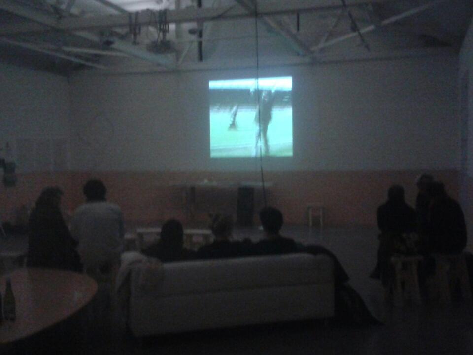 watching Primal Scream by @mcguiness93 at <a href="/WhatHappens2Us/">What Happens to Us</a> we are almost ready for partying! <a href="/WIMBLEDONSPACE/">WIMBLEDON SPACE</a> <a href="/WimbledonUAL/">Wimbledon College of Arts</a>