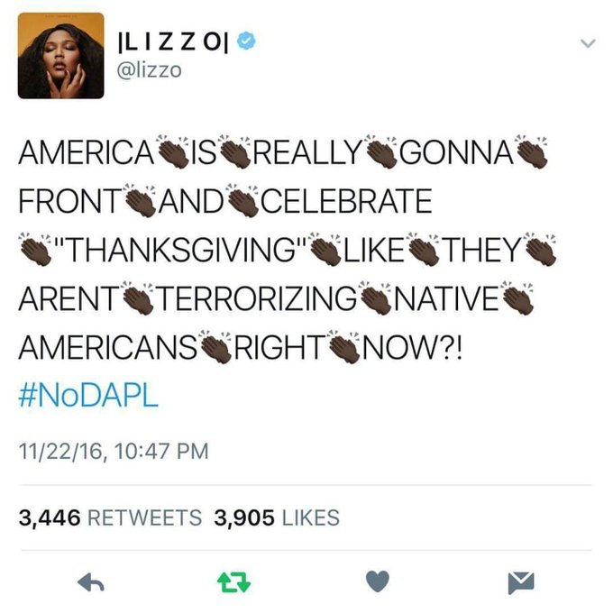We gotta do better.  I hope you have a good Thanksgiving. Make sure people know about Standing Rock and<a href="/tag/nodapl"class="tags"><span>#nodapl</span></a>