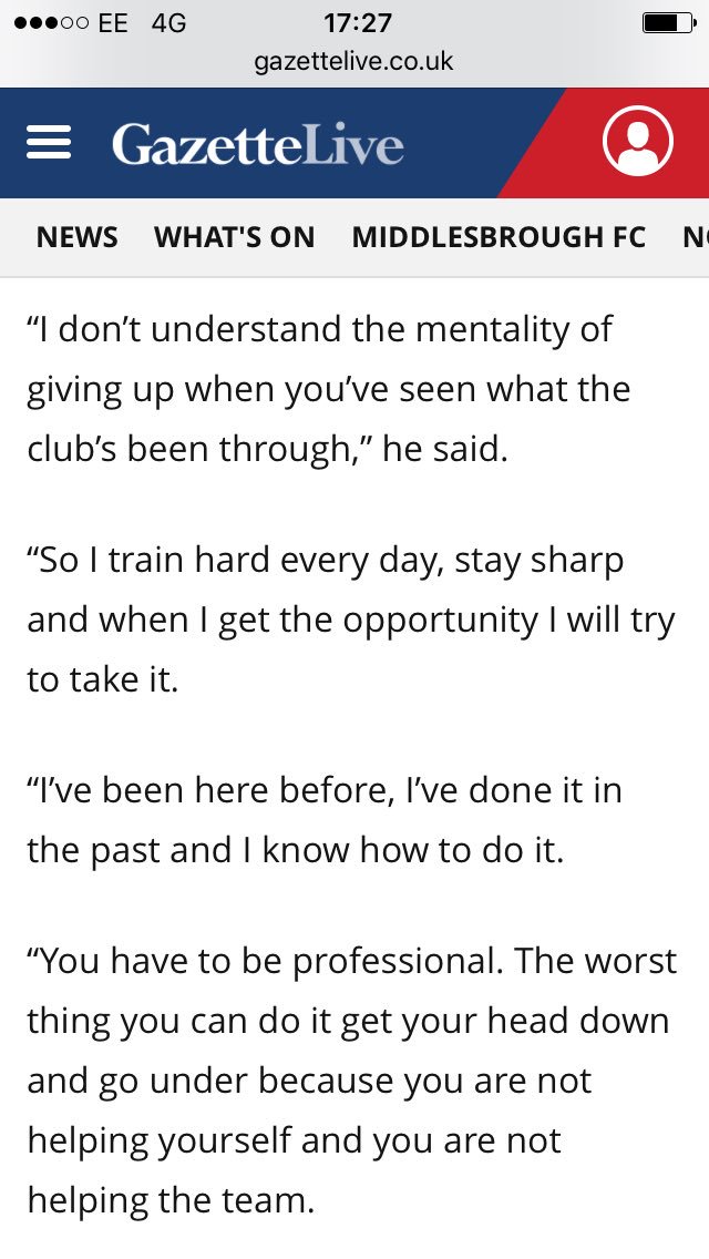 sissonpeter12's tweet photo. @Dimster23 just read this, its inspirational, fantastic attitude,I can't wait for your premier league debut. You'll do boro proud as always! https://t.co/rMnBGgIGCp
