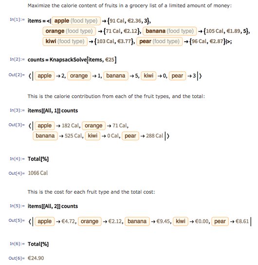 MathematicaTip's tweet image. Solve the #KnapsackProblem: wolfr.am/ho4LH868
#Mathematica