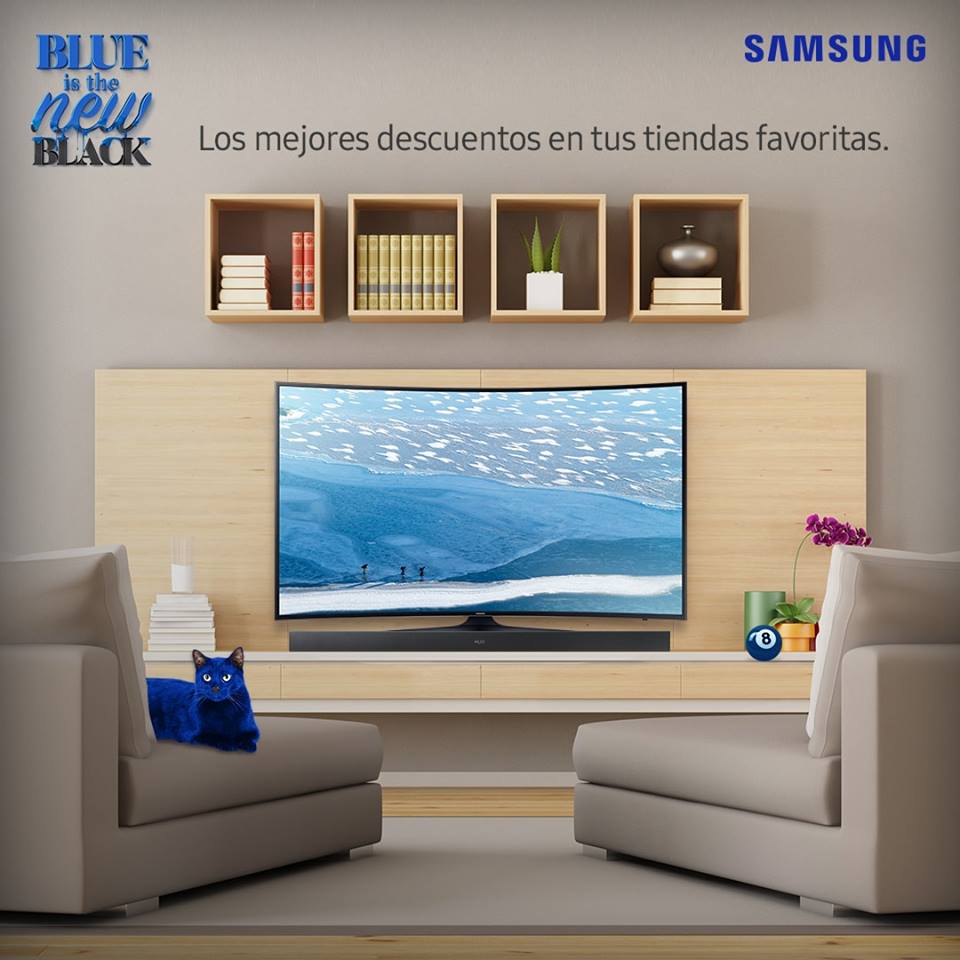 SamsungLatin's tweet image. El TV que tanto soñaste te espera. Encuentra la tienda más cercana bit.ly/2fcaq01 #BlueIsTheNewBlack!