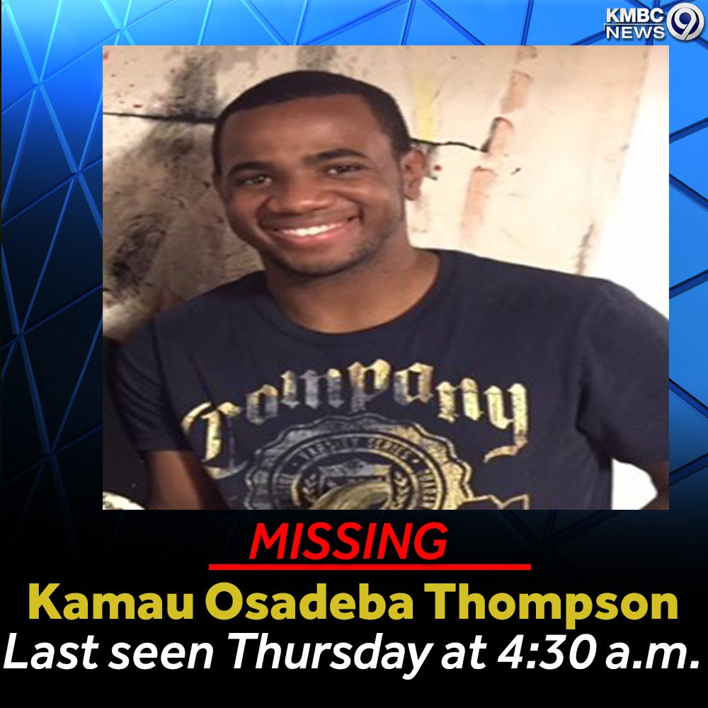 kmbc's tweet photo. Retweet to help: OP police are searching for a missing 29-year-old man.
https://t.co/BJ1bCW375v https://t.co/nSL9Zdfp4r