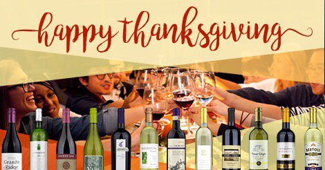 Happy Thanksgiving! Be sure to eat up and enjoy some great wine! Cheers! :)