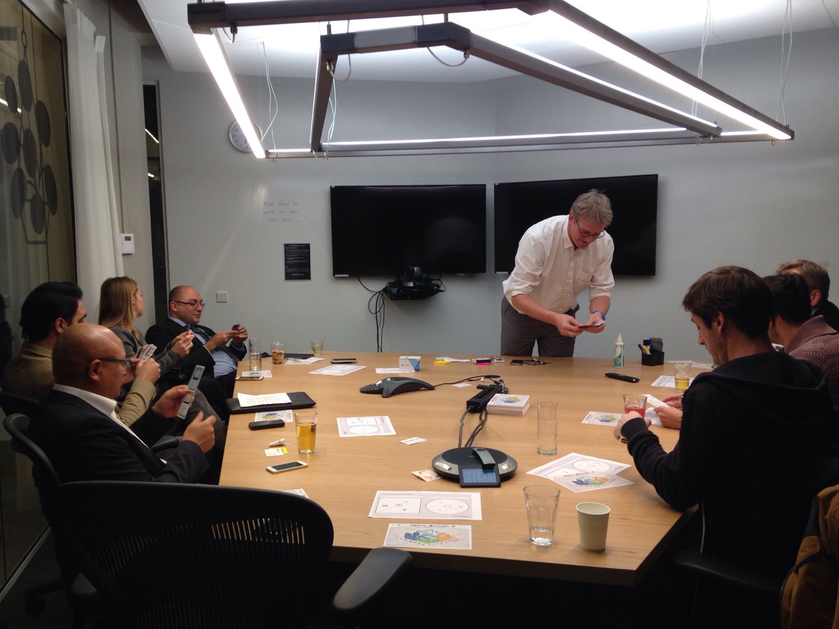 dutchhackathon's tweet photo. .@toonbuddingh is prepping #dutchhack16 enthusiasts @VentureCafeRdam for our big event in two weeks from now! #gamestorming #minihackathon https://t.co/F3Jyo5cxdS