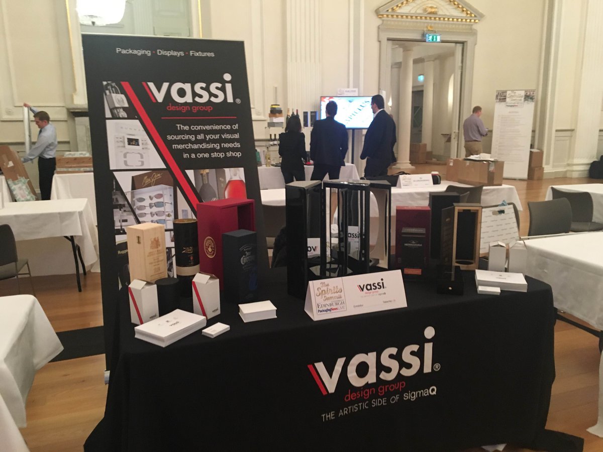 sigmaq's tweet photo. Our #luxury #packaging, fixtures and displays shining flawlessly at our stand #18 today at the #SpiritsSummit - Edinburg 2016! https://t.co/4dPWOOHrcx