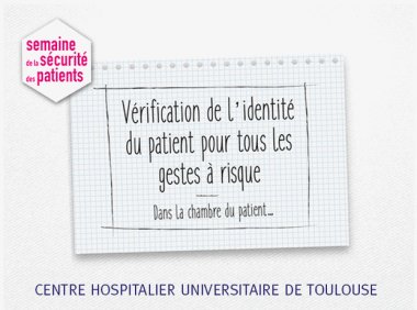 CHUdeToulouse's tweet photo. Le bon #soin au bon #patient : une responsabilité partagée pour une #sécurité renforcée #ssp2016 #hôpital @MinSocialSante @CclinSudOuest https://t.co/cvBUDDuKil