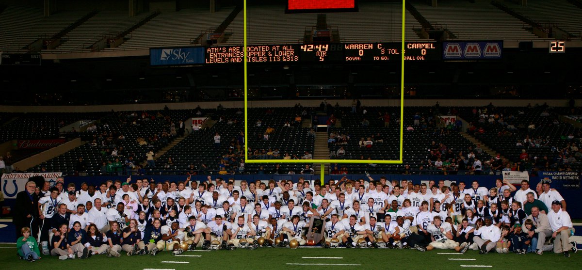 10 Years Ago Today (11/24/06) The Cathedral Fighting Irish won the #IHSAA Class 4A Football State Title! <a href="/gochsathletics/">Cathedral Athletics</a>