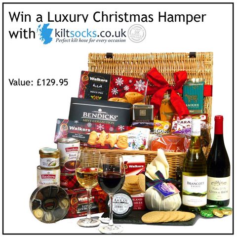 KiltSocks's tweet photo. You could win this delicious Scottish hamper for Christmas. Give it a go https://t.co/giUgxHGTnh https://t.co/M9PVjT67LN