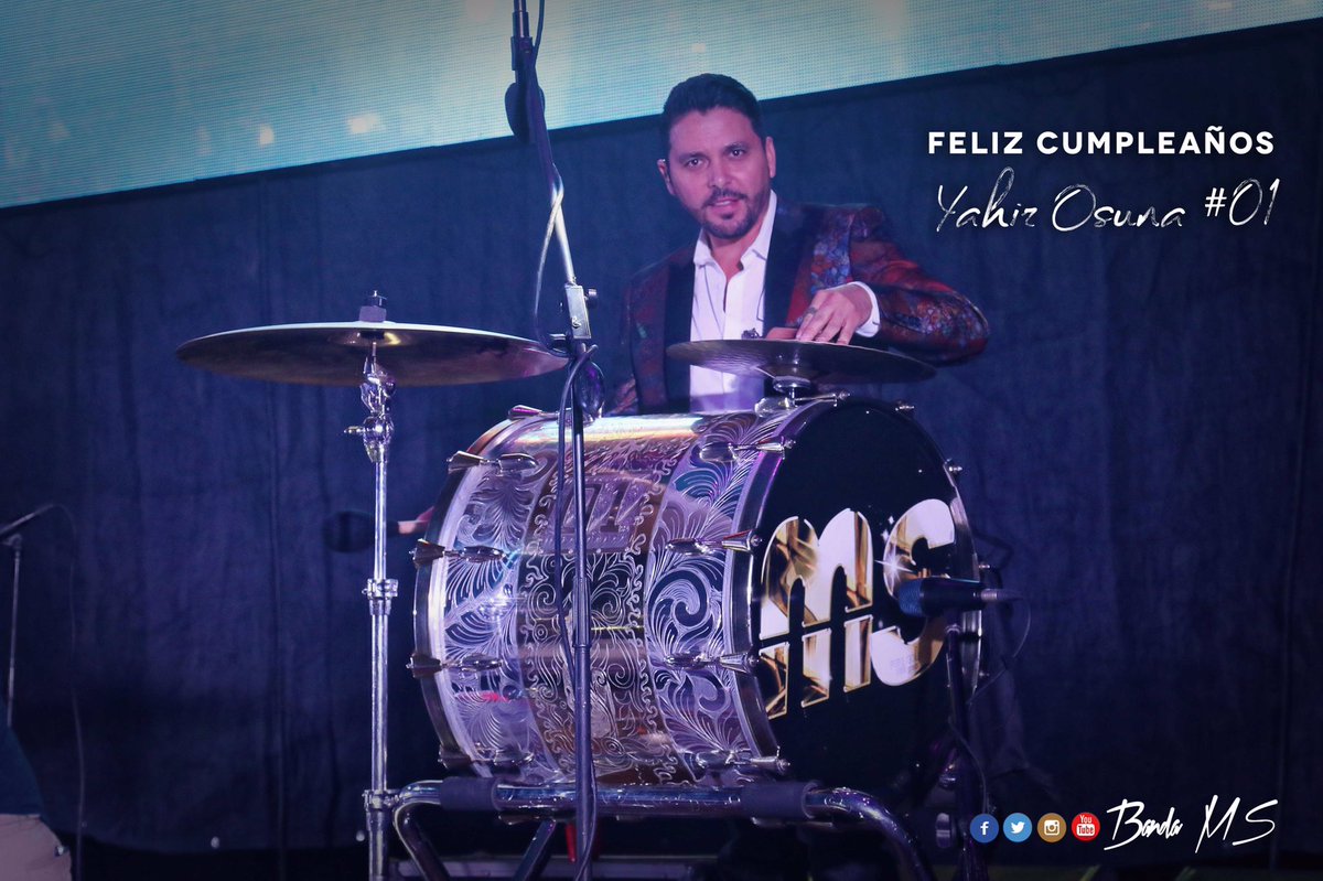 BANDA_MS's tweet photo. Hoy la tambora está de fiesta!! 🎉🎁 de parte de toda la Familia MS te deseamos feliz cumpleaños @yahir_ms #01 👊🏻😎 https://t.co/dYeuLFfdjf