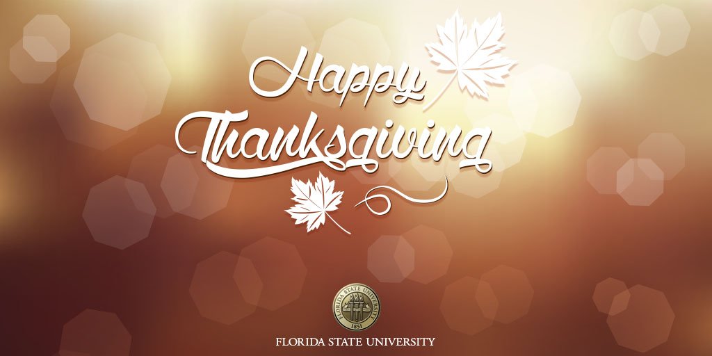 Happy Thanksgiving from Florida State University!