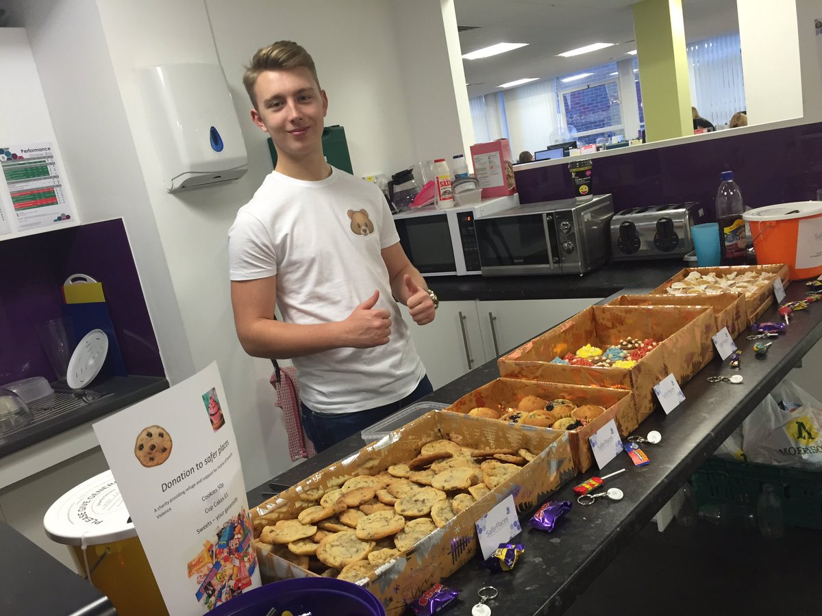SaferPlacesHRC's tweet photo. Our bake sell is going great! #TeamGrizzleBears #SaferPlaces #DragonsBEH #B3Living @SaferPlacesUK @B3Living https://t.co/ETlVl96Mtj