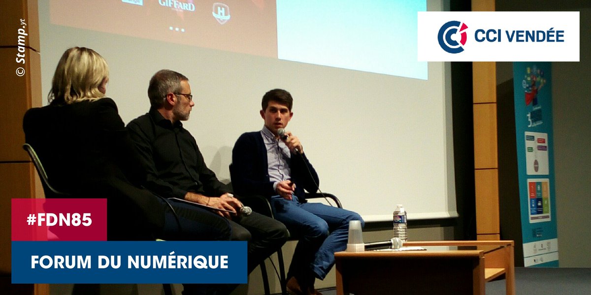 ccivendee's tweet photo. #FDN85 Alexandre Launay nous explique l'application que vous pouvez télécharger gratuitement sur Android et IOS. https://t.co/pa9om14gau