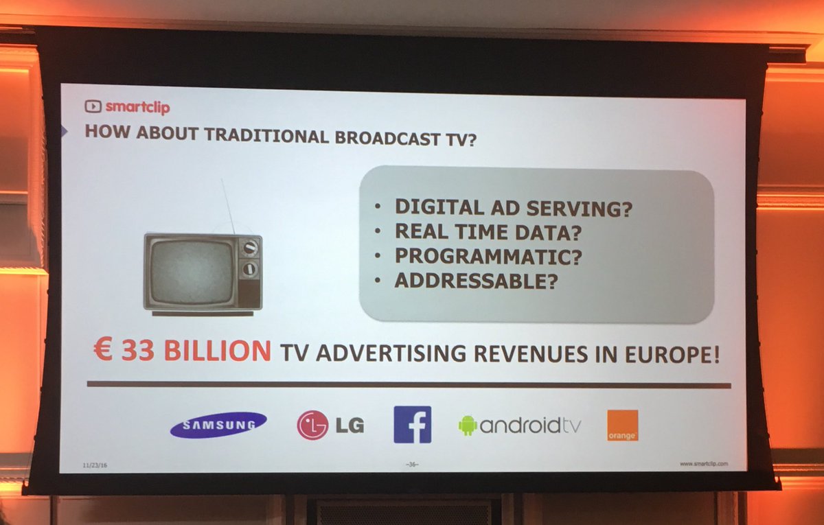 ygaudry's tweet photo. RT @sleguillouzic: TV is still a big player #netineo #ProgrammatiqueTV @sebastienbusse https://t.co/z4tL4351L9