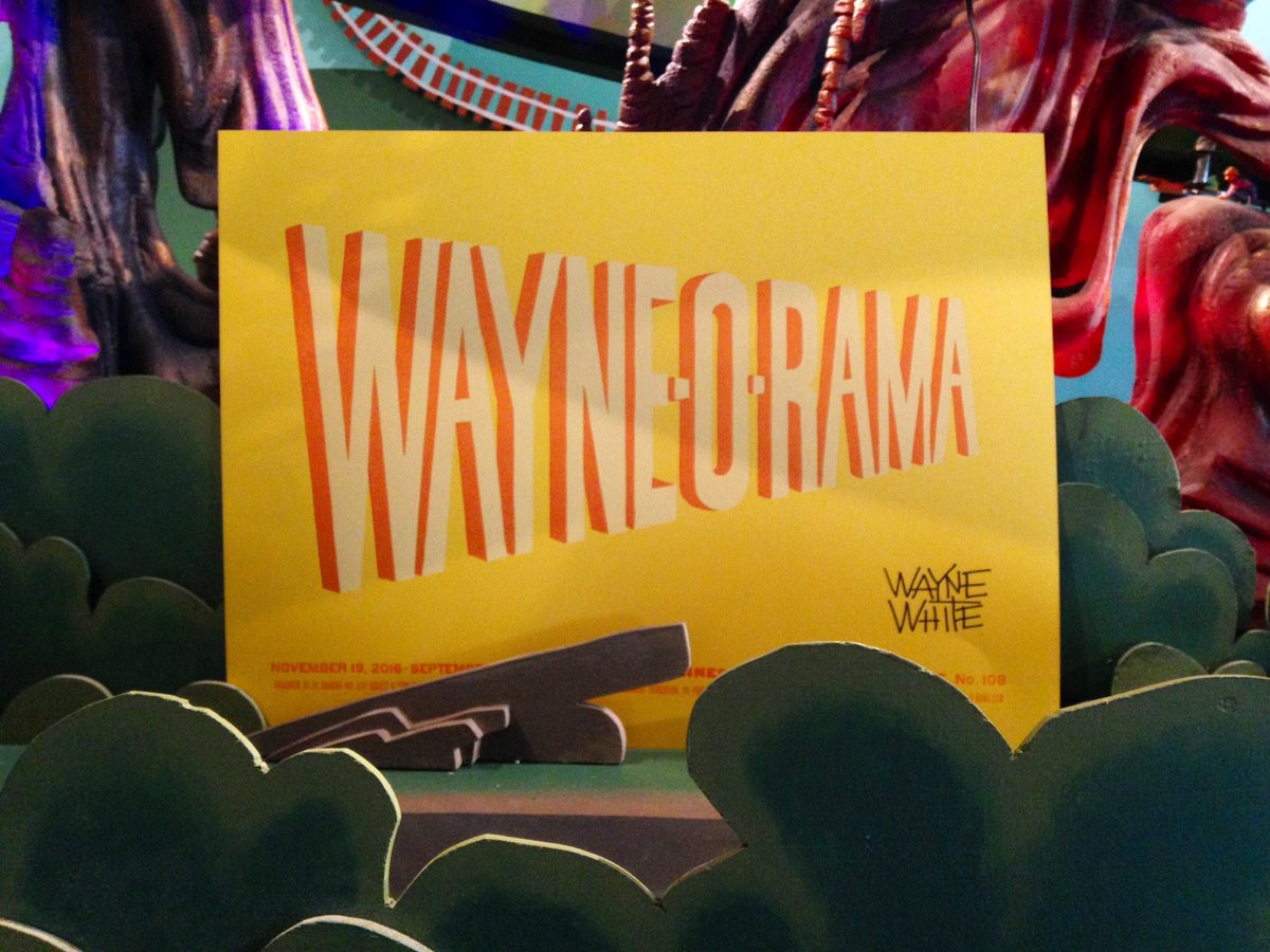 Thankful to have collaborated with our neighbors <a href="/WayneORamaCHA/">Wayne-O-Rama CHA</a> on these 18x24 prints.Go see the show + get a signed print while they last.