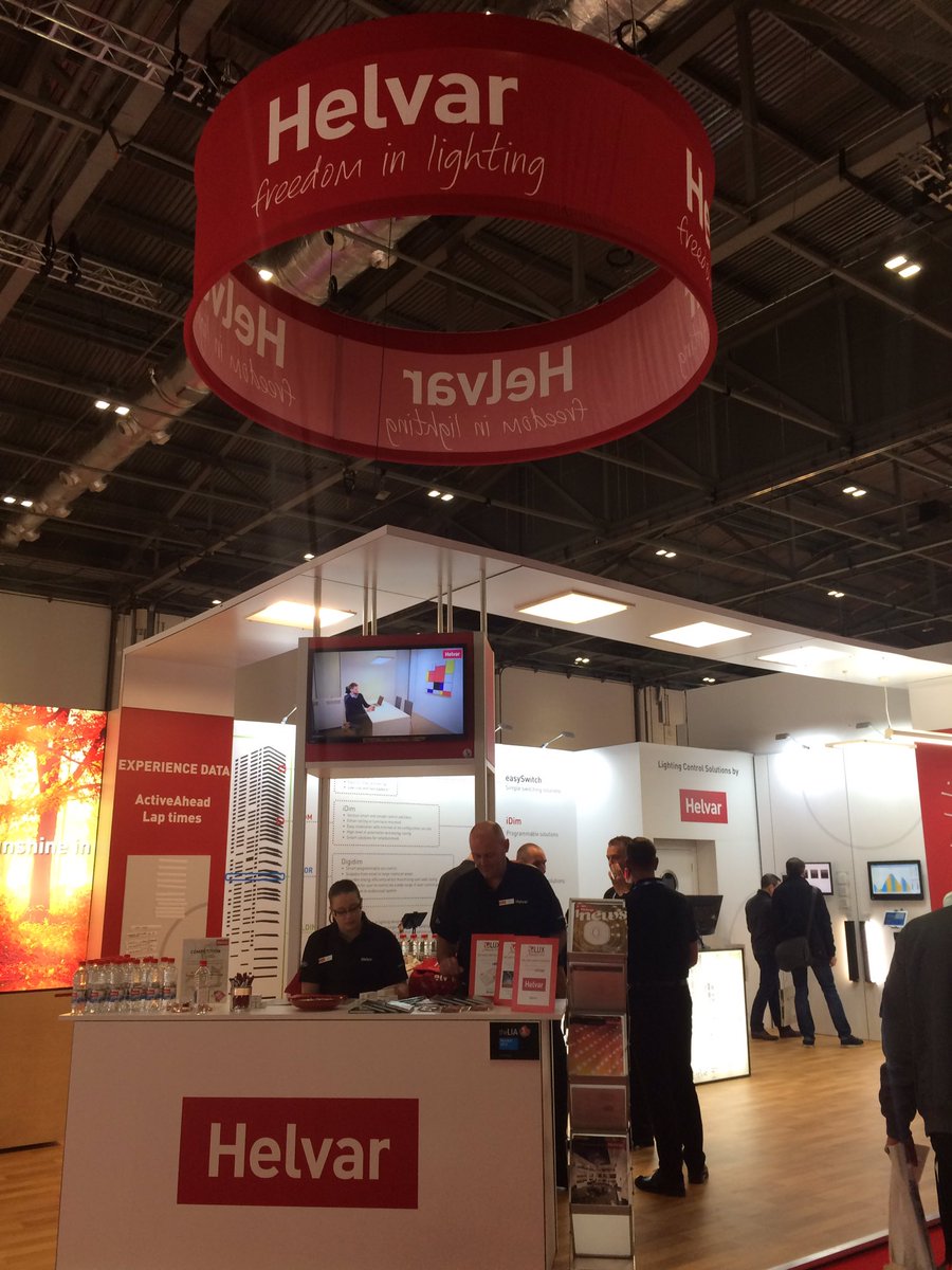 A1lightingmag's tweet image. You can spot the @Helvar stand a mile away! Great idea! Visit them on stand H36 @lux_live #luxlive