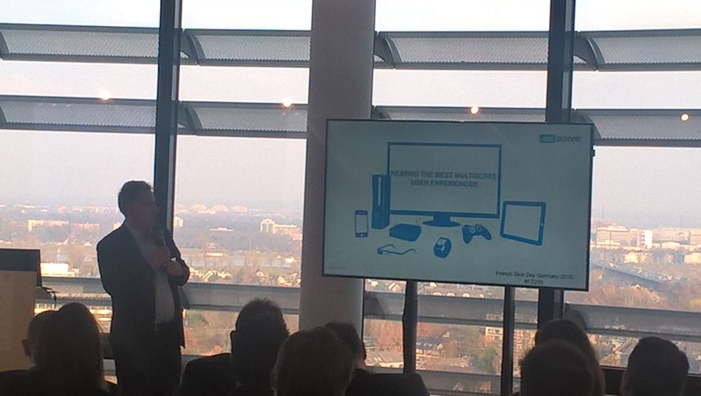 VTerreaux's tweet photo. @dotscreen on a pitch contest during #FTD16 #innovation #multiscreen @Vodafone_de @BF_Deutschland @BF_TechServices https://t.co/rIu4pcQ0Hm