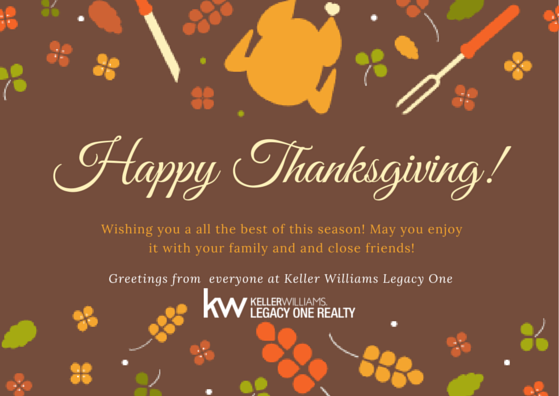 KWLegacyOne's tweet photo. Wishing everyone an amazing Thanksgiving!! Don't forget to tell those around you how thankful you are for them! https://t.co/HazPOITJjh