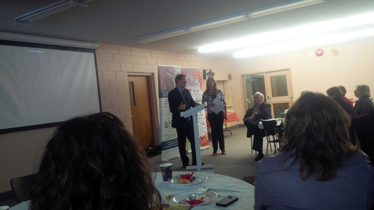 Paul Allore speaks to Chamber of Commerce <a href="/TwpofScugog/">Township of Scugog</a> <a href="/PortPerryBIA/">Port Perry BIA</a> <a href="/WillowtreeCSA/">Willowtree Farm</a>