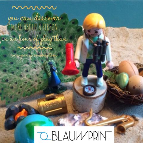 We genieten van elke sessie. Er gebeurt zoveel moois en verrassends met de Blauwprintmethode. Playing is serious business!