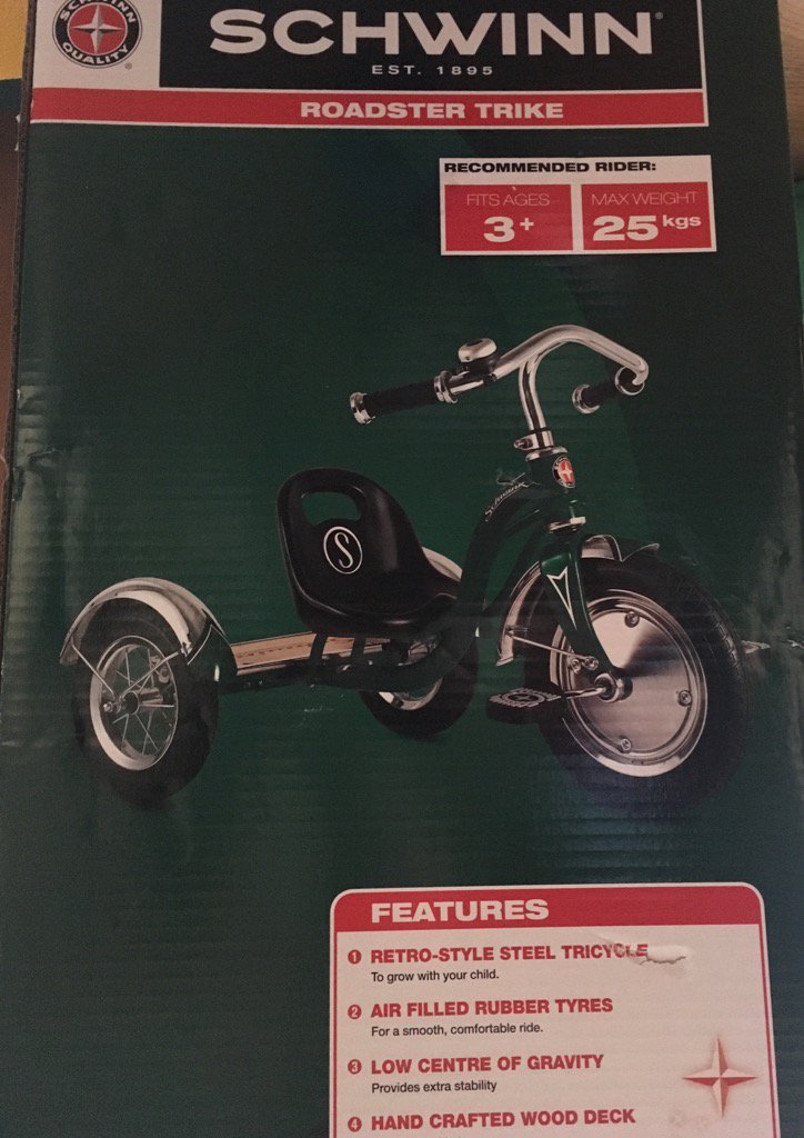 halfords schwinn trike