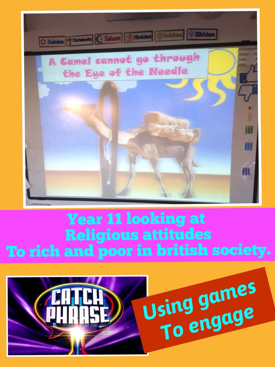 MrsKoonerUnity's tweet image. This week yr 11 @UnityBlackpool have been using catch phrase to learn about teachings on rich and poor.