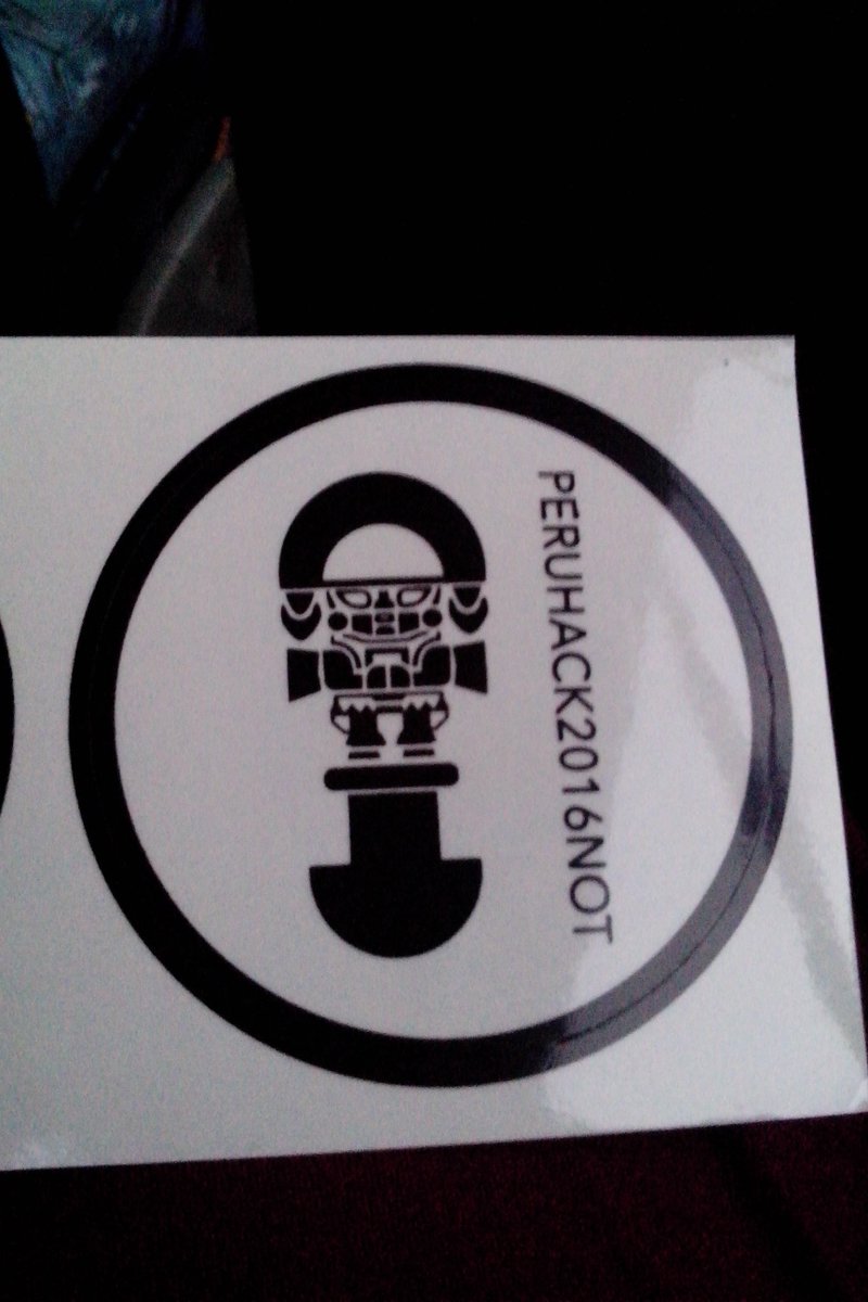 PeruHackCon's tweet photo. #PERUHACK2016NOT https://t.co/DOSGDIqAoO