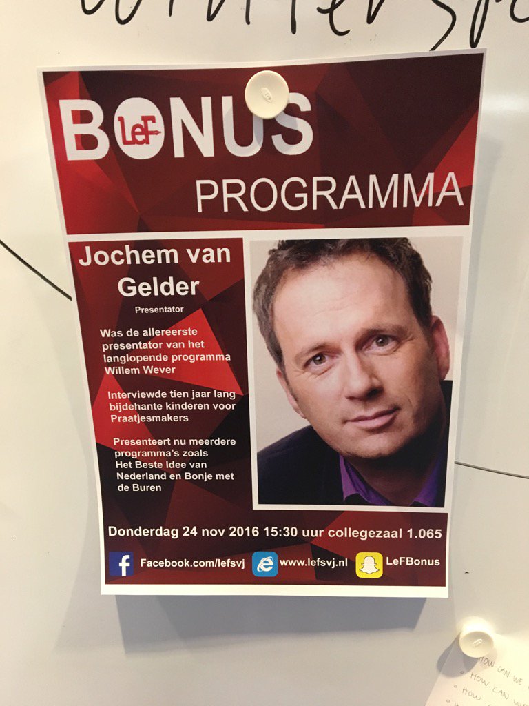 jochemvang's tweet photo. Spannende middag in Utrecht bij school van journalistiek. Vandaag hoofdgast in het #lefbonusprogramma. https://t.co/HvGSTsY7fa