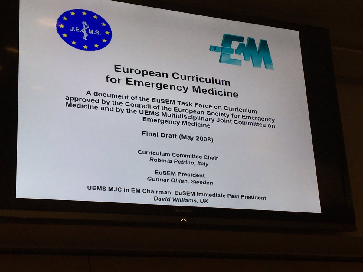 AbdoKhoury00's tweet photo. @roberta_petrino @EuroSocEM president about evolution of EM Speciality and curriculum in Europe #demc7 @akutkonference in Copenhagen https://t.co/wewzmSHJNU