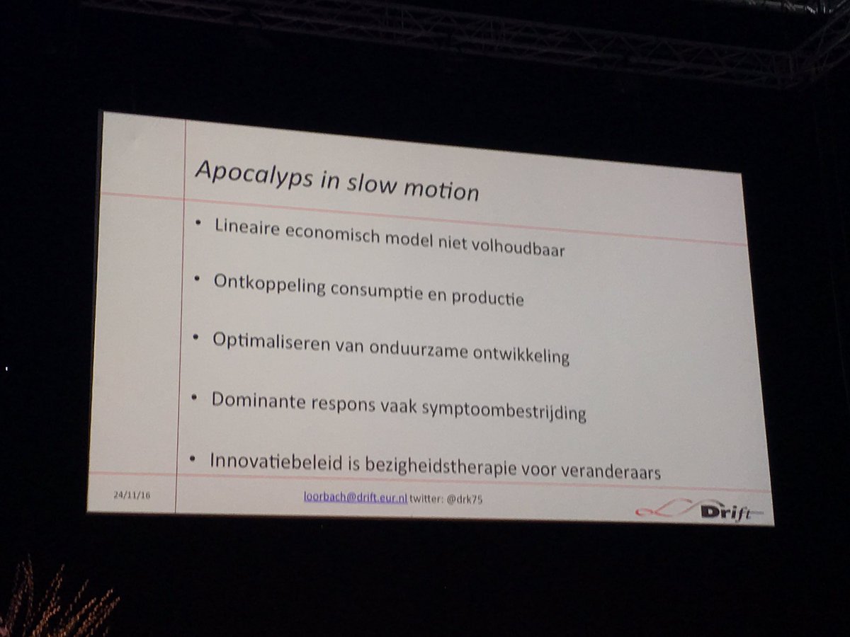vincentdierickx's tweet photo. #cleantech2016 @drk75 nodige transitie is niet het verder optimaliseren van het bestaande niet vol te houden systeem. https://t.co/nSc6cyO1j1