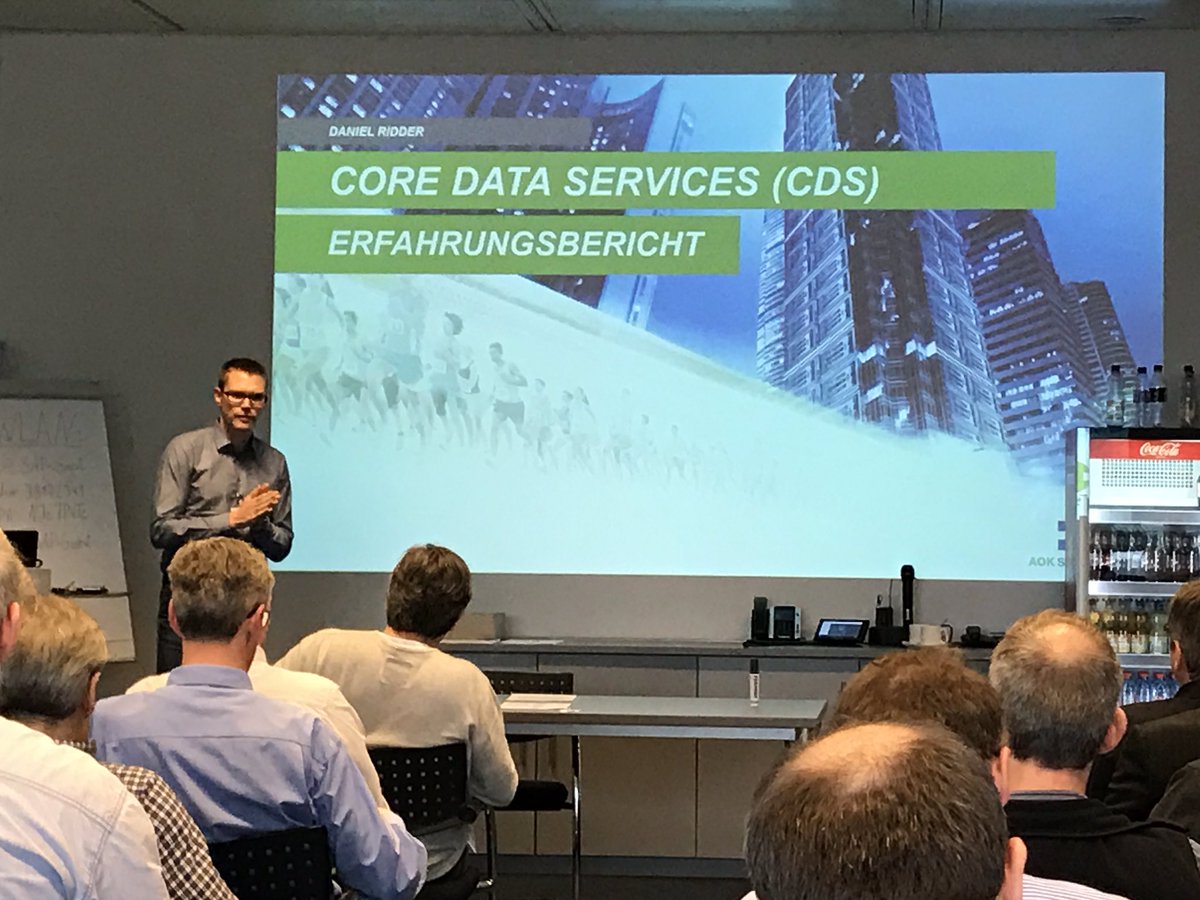 majcon's tweet photo. @_DSAG @nielseabap mit einem Erfahrungsbericht zu #CDS #CoreDataServices https://t.co/XmrsigWUEJ