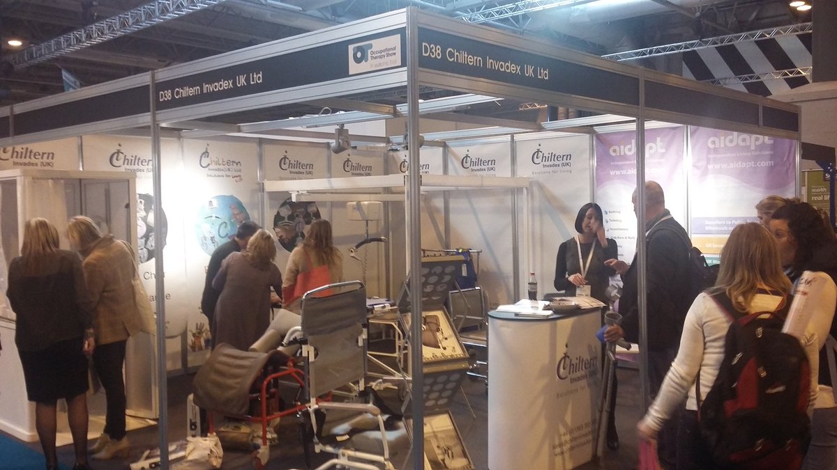 weareBHTA's tweet image. Great to see collaboration b/w @wwwbhta members @ChilternInvadex &amp;amp; @AidaptUK @TheOTShow 2016 #collaborate #ameliorate #OTshow #bhta