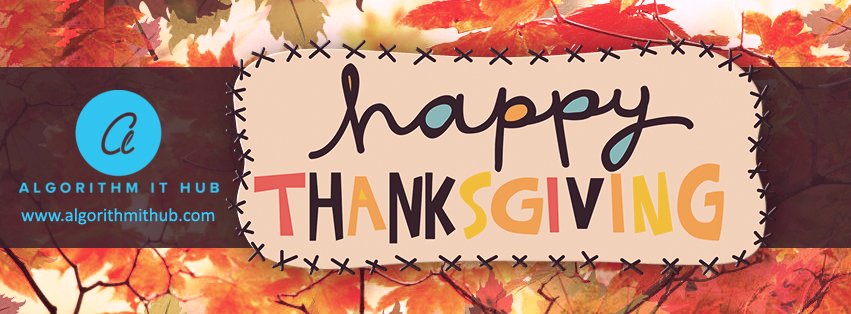 AlgorithmITHub's tweet image. Happy Thanksgiving 🎉

From : @AlgorithmITHub &amp;amp; team