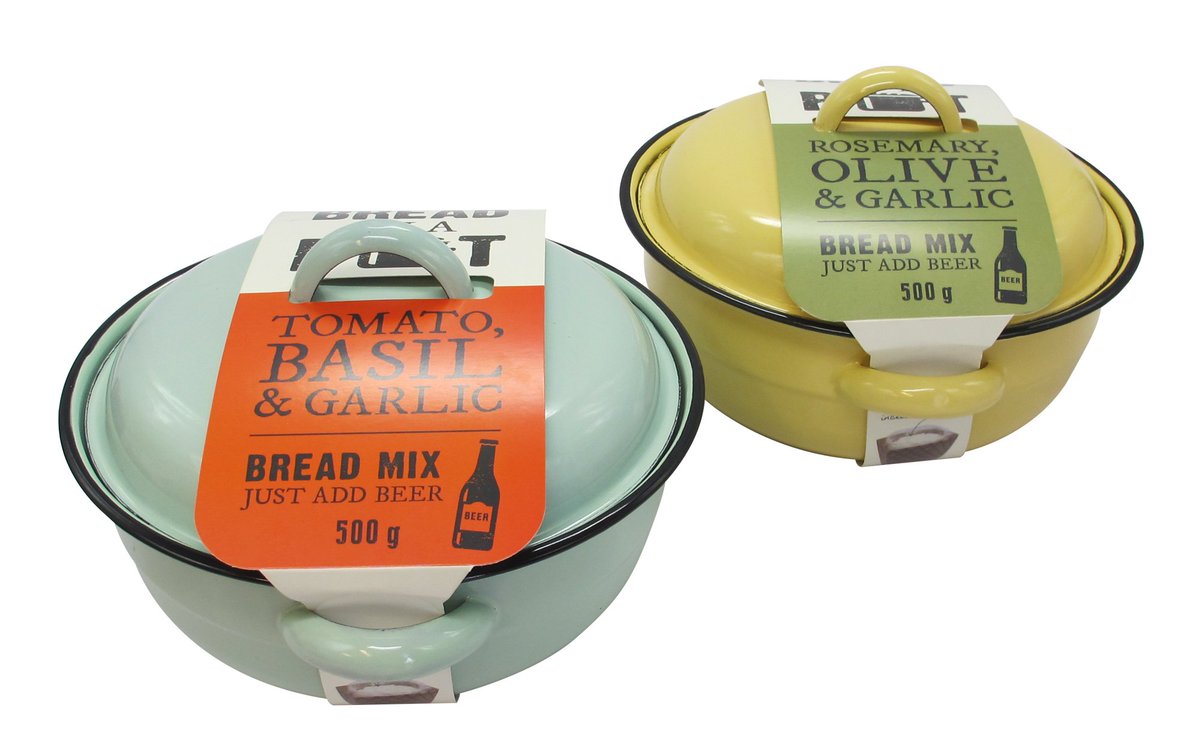 Our Bread in a Pot is available in 2 delicious flavours: Tomato, Basil &amp; Garlic and Rosemary, Olive &amp; Garlic. On shelves <a href="/WOOLWORTHS_SA/">Woolworths SA</a> now!