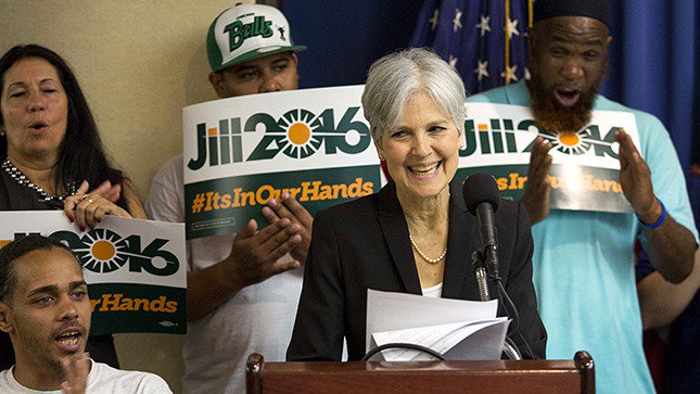 thehill's tweet photo. Jill Stein raises $2 million needed to fund Wisconsin recount: https://t.co/t5CzbLQjAf https://t.co/lBCgh2fIYv