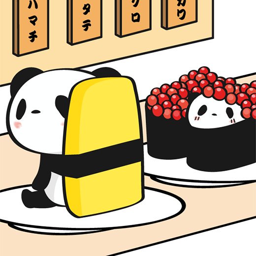 Buta お買いものパンダ 楽天パンダ 一昨年と去年の今日のお買いものパンダは和食の日だった 出ました 人気投票グルメ パンダ部門1位 全体4位の実力者 玉子焼きを背負ったおパン 海苔でしっかり巻かれています いくらの下から覗いているのは小パンダ