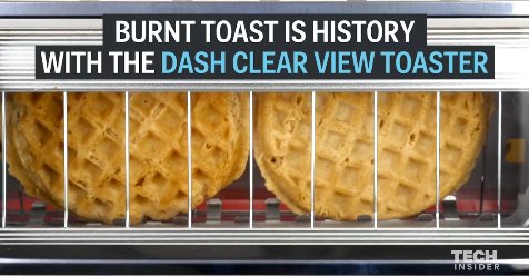 Check out this toaster with windows and other great kitchen gadgets to help you in the kitchen! ow.ly/lx3H306ut7I