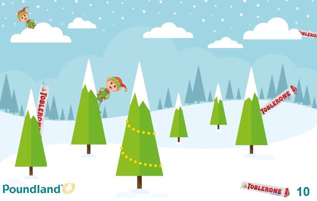 Poundland's tweet photo. #WIN 10 x White Chocolate Toblerones! We're giving 10 lucky winners each a case of Toblerone. Play our game online: https://t.co/ahwVarxJdO https://t.co/JuWUKOn7WD