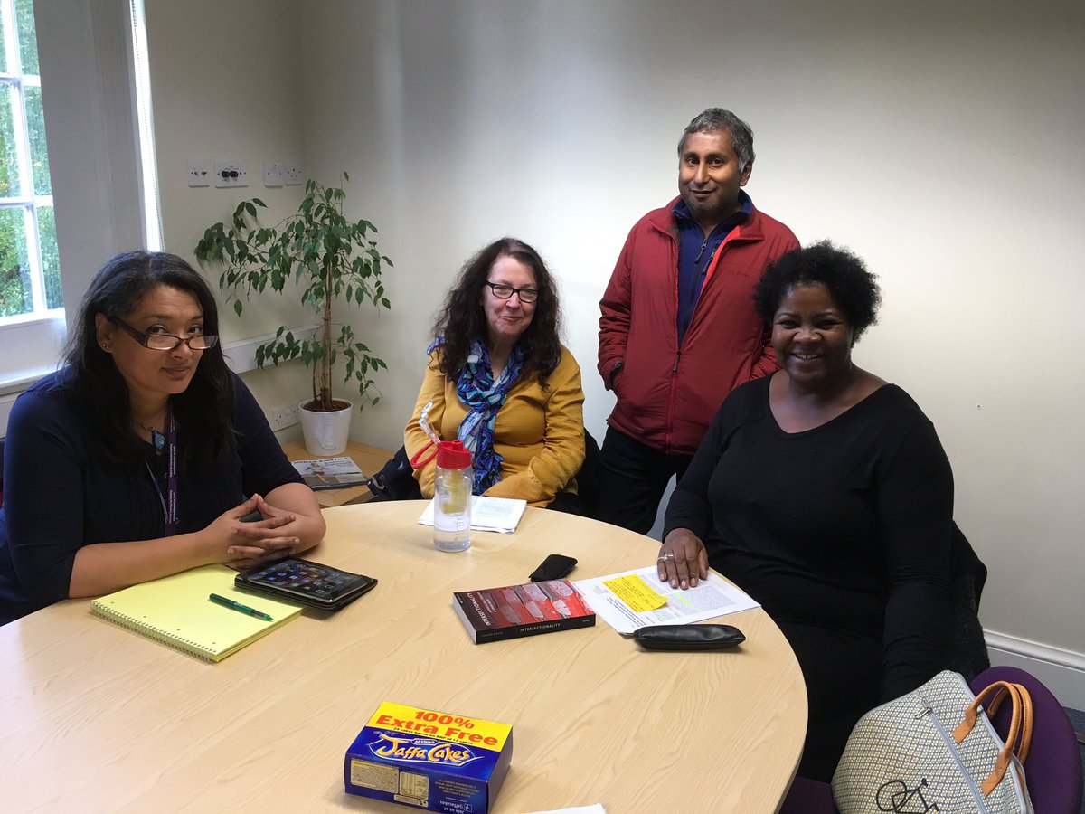 KevinHylton1's tweet photo. Members of the #CRT discussion group @BeckettResearch @EducationLBU arriving to consider #intersectonality & #racism #class @victoryvij https://t.co/wF7sPpzcRG
