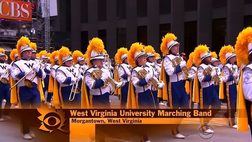 WVSportsDotCom's tweet photo. The Pride of West Virginia!  @WVUMarchingBand #WVU https://t.co/pZu68H24cO