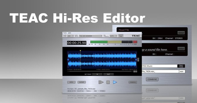 Want to customize your DSD and High Res PCM? Check out the new TEAC High Res Editor! audio.teac.com/product/teac_h… #highres #DSD #192kHz