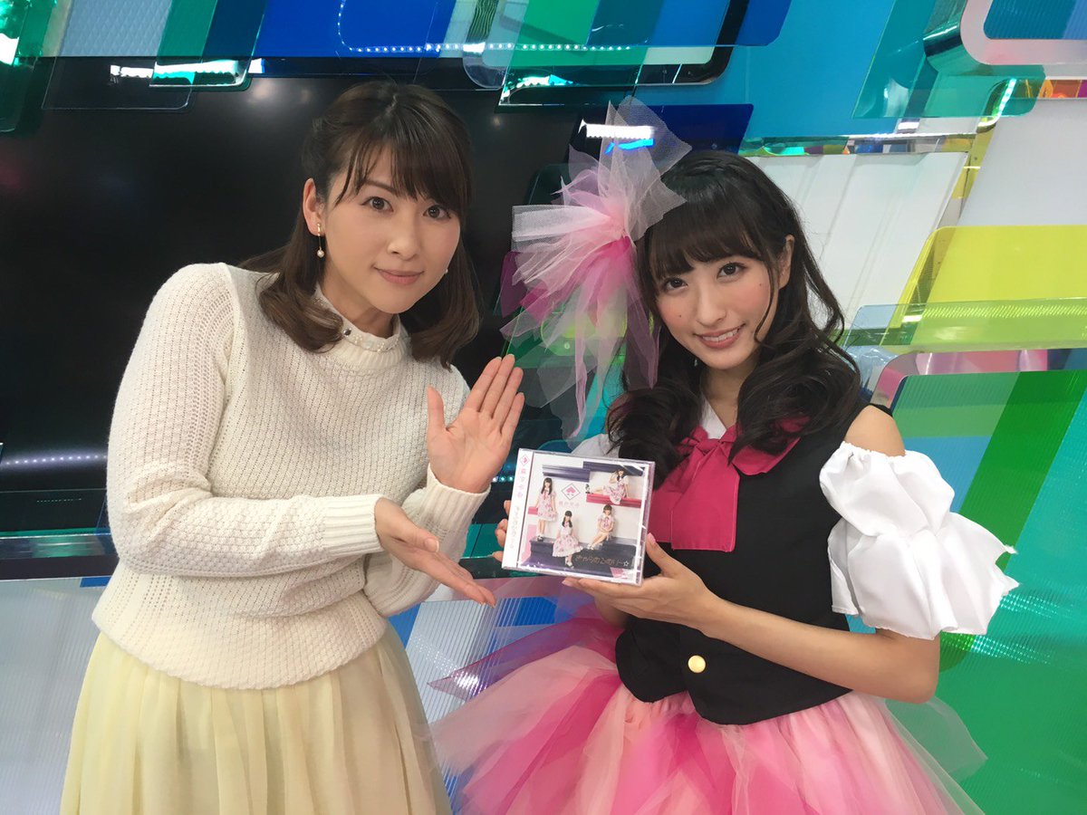 yell_Live's tweet photo. ホウドウキョク「FLAG９」にてDMM.yellのことが紹介されました！鈴木理香子さんと、ゲストの小桃音まいちゃん！有り難うございました！ #dmmyell https://t.co/RrA8VyytJr